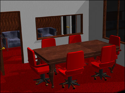 Virtual Reality Presentation Room Created by Dynamic Digital Advertising